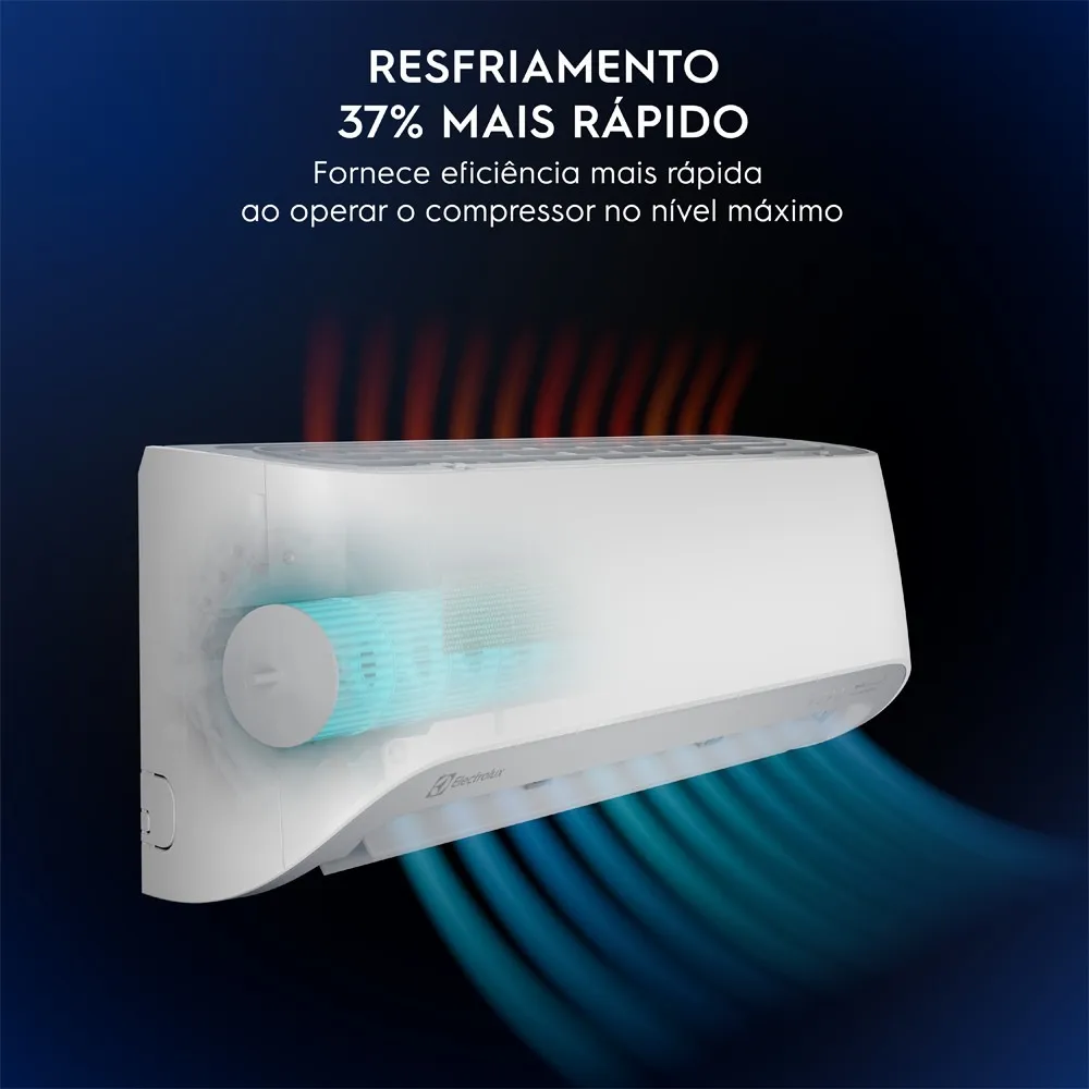Ar-Condicionado Split Electrolux 24.000 BTUs Color Adapt Quente/Frio com Wi-fi (YI24R/YE24R)