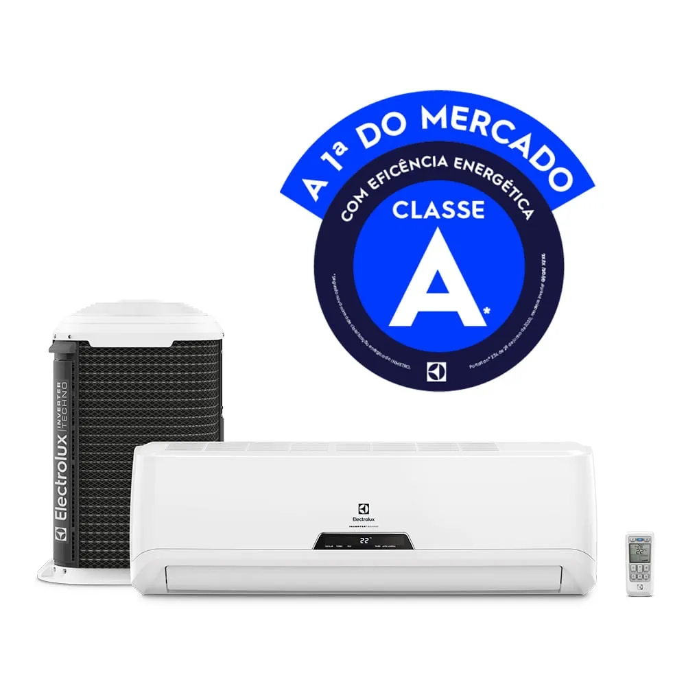 Ar-Condicionado Split Electrolux Inverter 22.000 BTUs Quente/Frio com Função Eco (QI22R/QE22R)