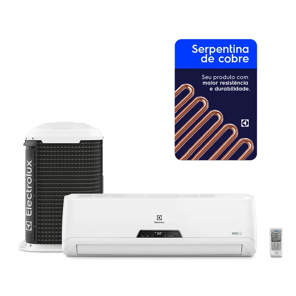 Ar-Condicionado Split Electrolux Inverter 12.000 BTUs Quente/Frio com Wi-fi (XI12R/XE12R)