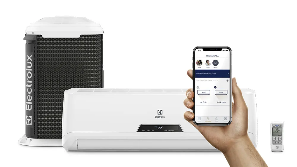 Ar-Condicionado Split Electrolux Inverter 12.000 BTUs Quente/Frio com Wi-fi (XI12R/XE12R)