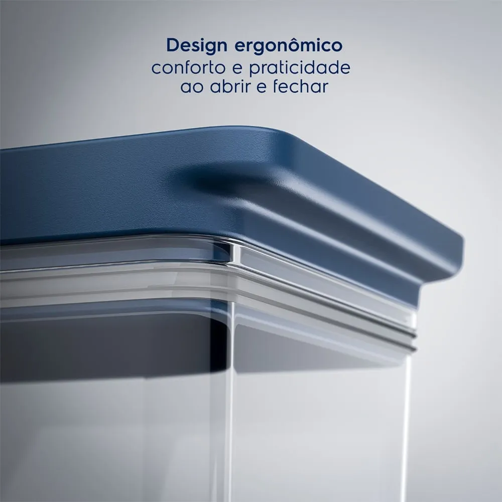 Pote Hermético Organizador Electrolux Experience Empilhável Modular 0,85L
