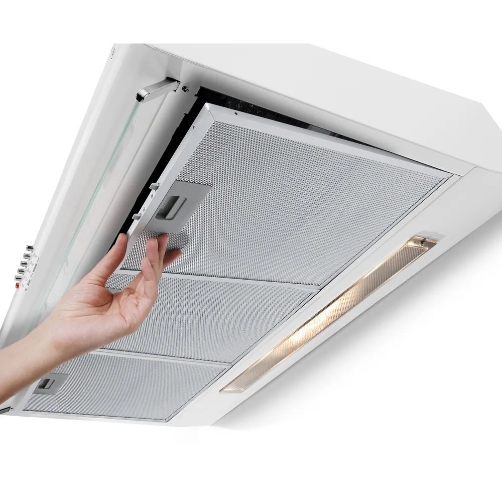 Depurador de Ar Parede Electrolux 80cm Branco com Filtro Lavável e Máscara Captadora de Ar (DE80B)