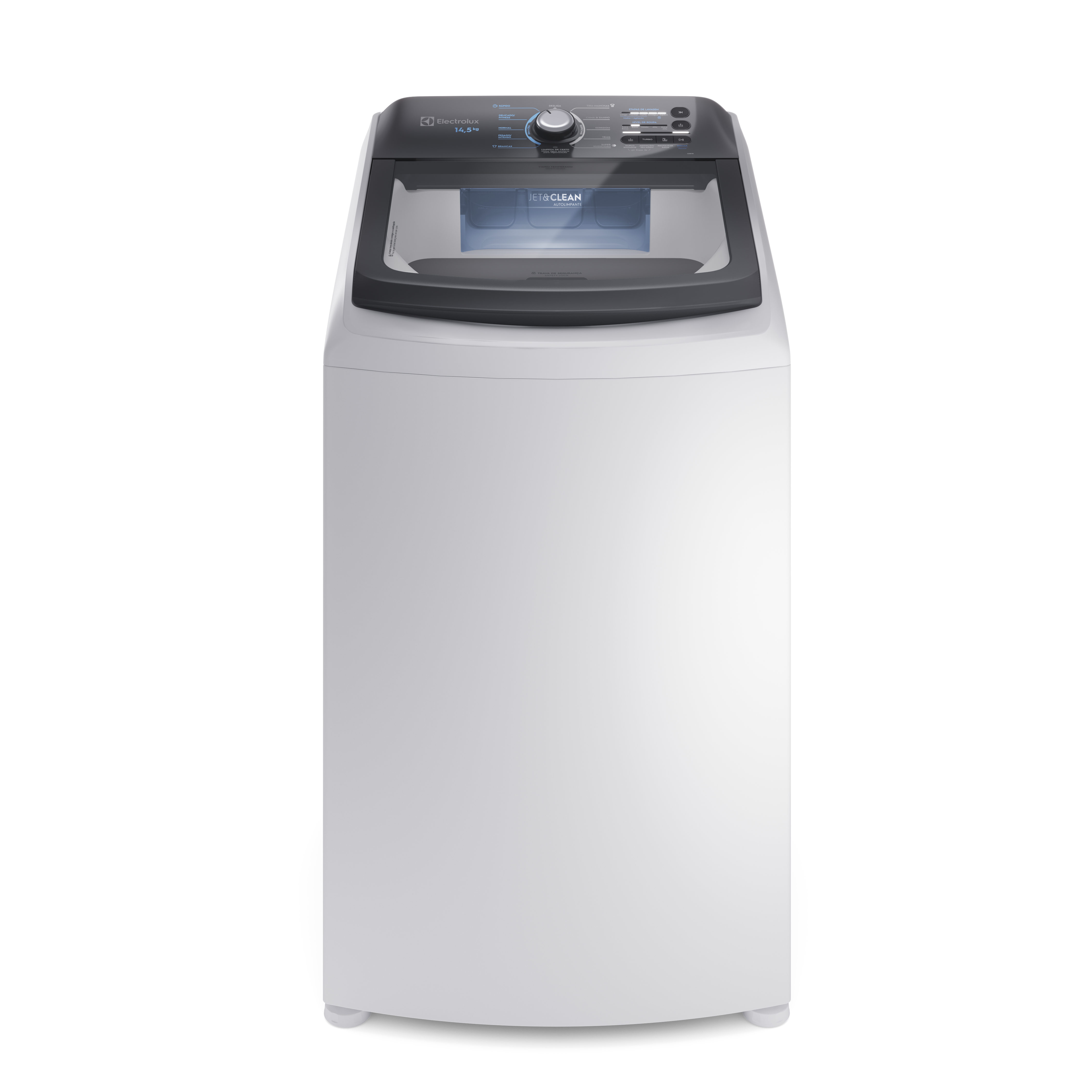 Máquina de Lavar Electrolux 14,5kg Branca Efficient Cesto inox e Jet&Clean (LEE15)