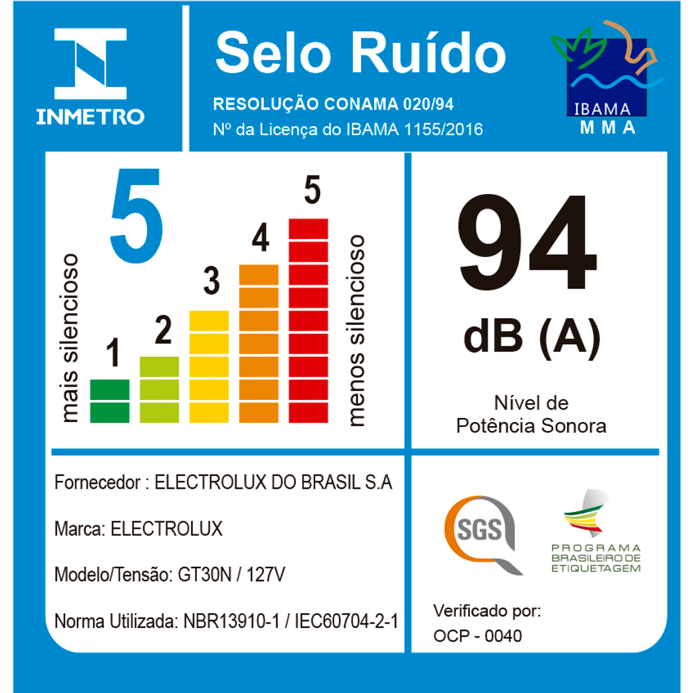 Aspirador de Pó e Água Electrolux 1300W 20L Profissional com Função Sopro Amarelo (GT30N)