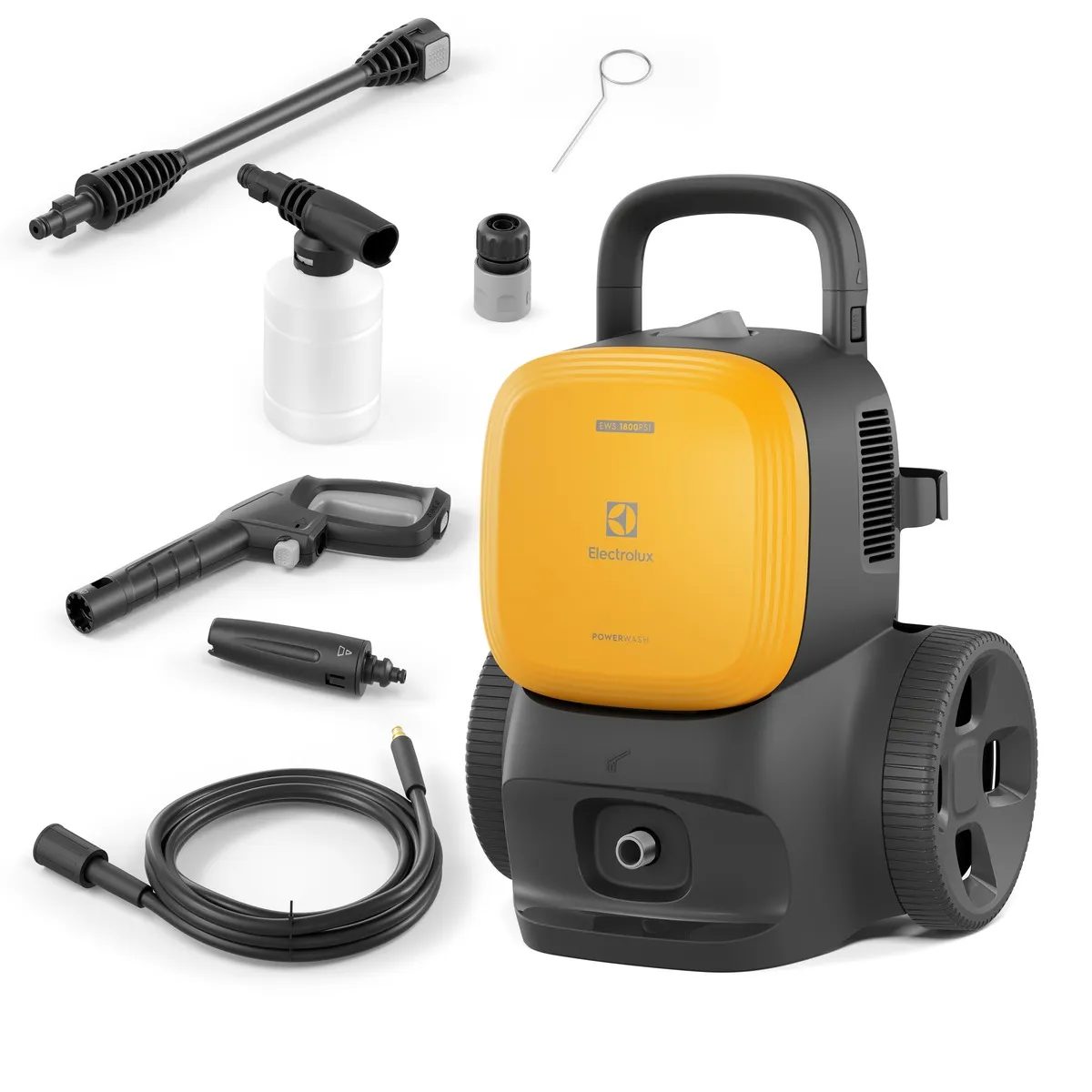 Lavadora de Alta Pressão Electrolux 1800PSI 1450W PowerWash Aplicador Detergente (EWS1800)