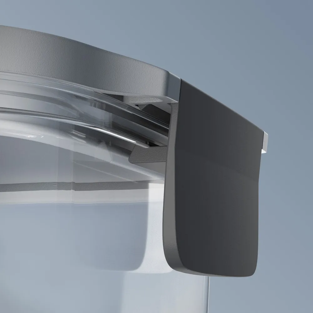 Potes Herméticos de Plástico Electrolux Cinza 6 Unidades Empilháveis Modulares